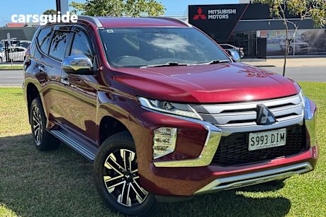 Red 2019 Mitsubishi Pajero Sport Wagon Exceed (4X4) 7 Seat