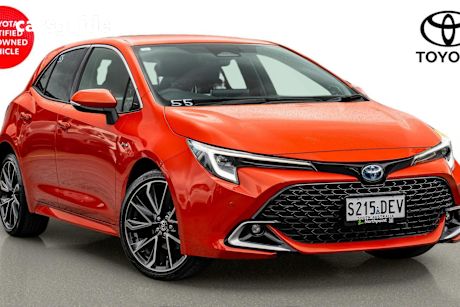 Orange 2024 Toyota Corolla Hatchback Zr Hybrid