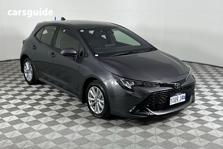 Silver 2024 Toyota Corolla Hatchback Ascent Sport
