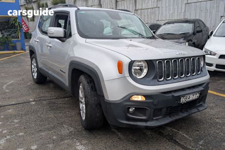 Silver 2015 Jeep Renegade Wagon Longitude