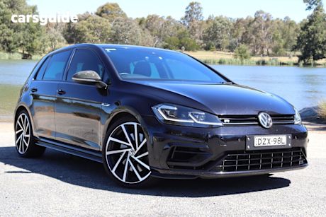 Black 2018 Volkswagen Golf Hatchback R