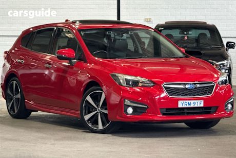 Red 2017 Subaru Impreza Hatchback 2.0S (Awd)
