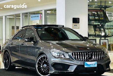 Grey 2014 Mercedes-Benz CLA45 Coupe Amg
