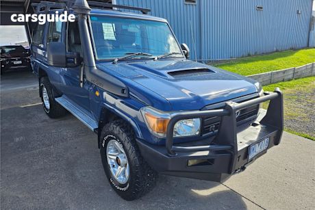 Blue 2008 Toyota Landcruiser Wagon Workmate (4X4)