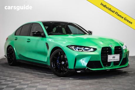 Green 2022 BMW M3 Sedan Competition