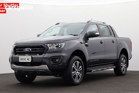 Grey 2021 Ford Ranger Double Cab Pick Up Wildtrak 3.2 (4X4)