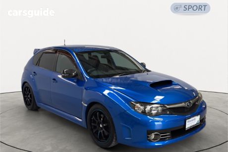 Blue 2009 Subaru Impreza Hatch WRX STI