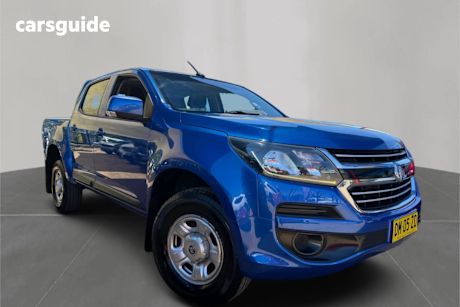 Blue 2018 Holden Colorado Crew Cab Pickup Ls (4X4)