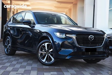 Blue 2024 Mazda CX-60 Wagon G40E Azami Hybrid