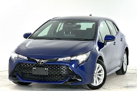 Blue 2023 Toyota Corolla Hatchback Ascent Sport