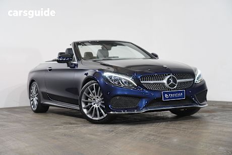 Blue 2016 Mercedes-Benz C300 Cabriolet