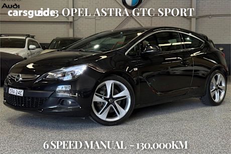 Black 2013 Opel Astra Coupe Gtc 1.6 Sport