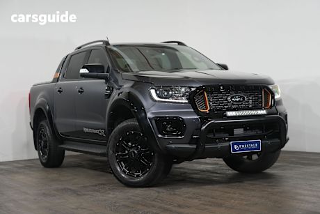 Grey 2021 Ford Ranger Double Cab Pick Up Wildtrak 2.0 (4X4)