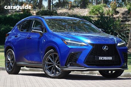 Blue 2022 Lexus NX350 Wagon F Sport Awd