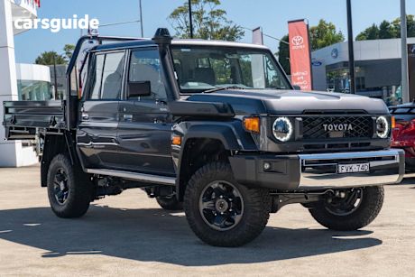 Grey 2025 Toyota Landcruiser Double Cab Chassis Lc79 Gxl + Diff Locks