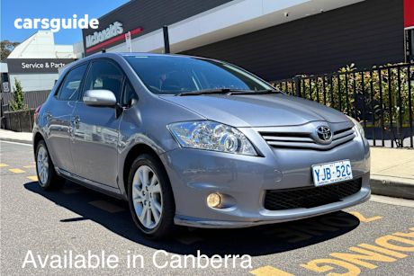 Blue 2012 Toyota Corolla Hatchback Ascent Sport