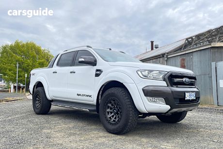 White 2017 Ford Ranger Dual Cab Pick-up Wildtrak 3.2 (4X4)