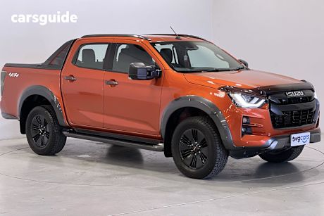 Orange 2020 Isuzu D-MAX Crew Cab Utility X-Terrain (4X4)