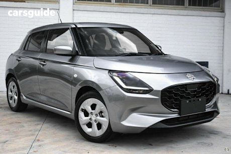 Silver 2025 Suzuki Swift Hatchback Hybrid Plus