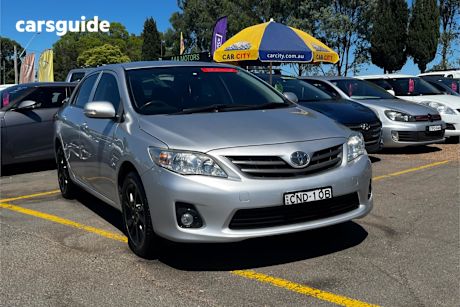 Silver 2013 Toyota Corolla Sedan Ascent Sport