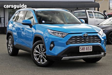 Blue 2020 Toyota RAV4 Wagon Cruiser (2Wd)
