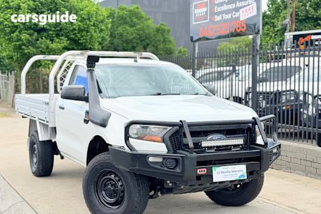 White 2017 Ford Ranger Cab Chassis 3.2 Xl Plus (4X4)