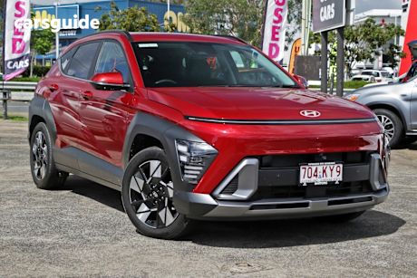 Red 2024 Hyundai Kona Wagon Hybrid Premium