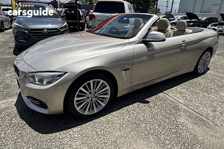 Silver 2014 BMW 420D Convertible Luxury Line