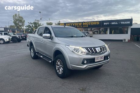 Silver 2015 Mitsubishi Triton Dual Cab Utility Gls (4X4)