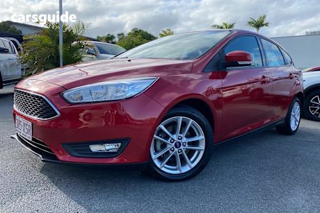 Red 2018 Ford Focus Hatchback Trend