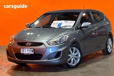 Silver 2018 Hyundai Accent Hatchback Sport