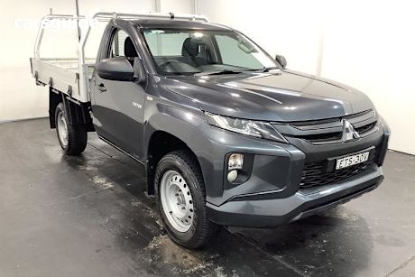 Grey 2021 Mitsubishi Triton Cab Chassis Glx (4X4)