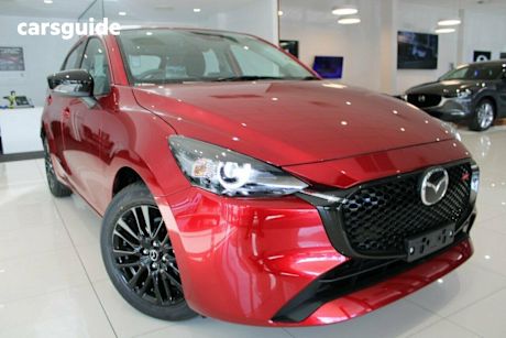 Red 2025 Mazda Mazda2 Hatchback G15 Evolve