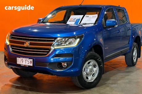 Blue 2018 Holden Colorado Crew Cab Chassis Ls (4X4)