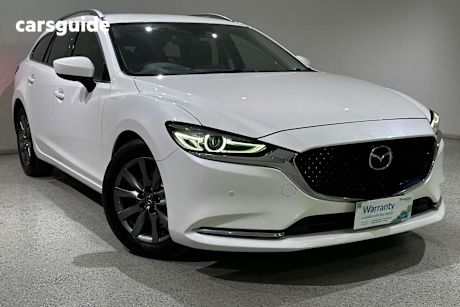 White 2021 Mazda 6 Wagon Touring