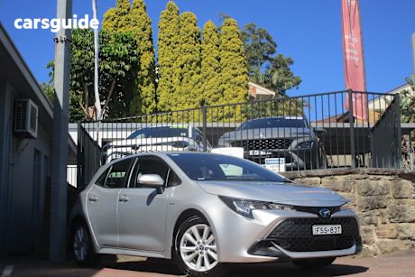 Silver 2024 Toyota Corolla Hatchback Ascent Sport Hybrid