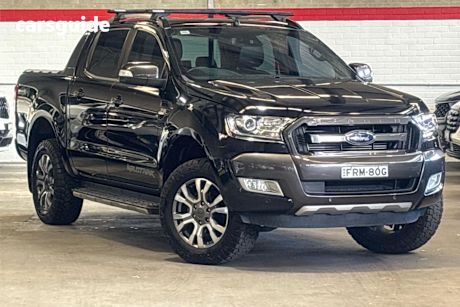 Black 2017 Ford Ranger Dual Cab Pick-up Wildtrak 3.2 (4X4)