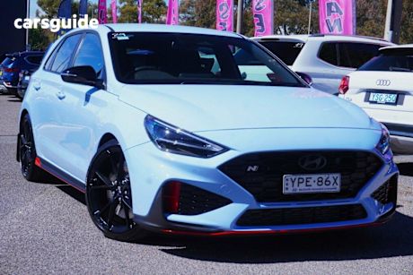 Blue 2024 Hyundai I30 Hatchback N
