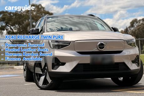 Beige 2022 Volvo XC40 Wagon Recharge Twin Pure Electric