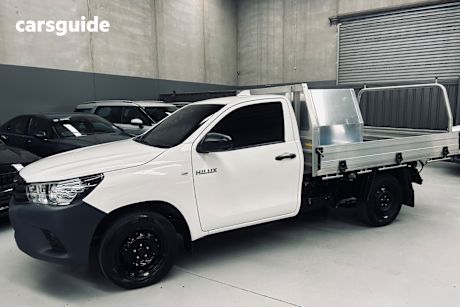 White 2023 Toyota Hilux Cab Chassis Workmate (4X2)