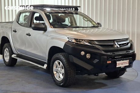 Silver 2019 Mitsubishi Triton Double Cab Pick Up Glx Plus (4X4)