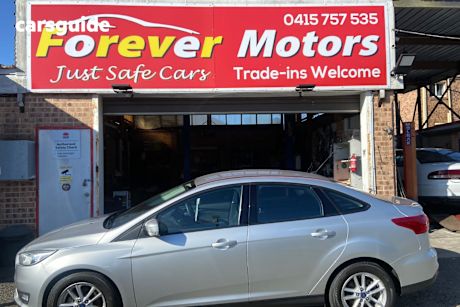 Silver 2016 Ford Focus Sedan Trend