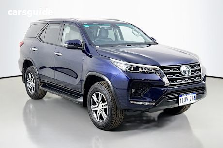 Blue 2024 Toyota Fortuner Wagon Gxl
