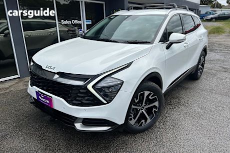 White 2022 Kia Sportage Wagon Sx (Fwd)