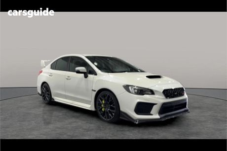 White 2018 Subaru WRX Sedan Sti Spec R (Awd)