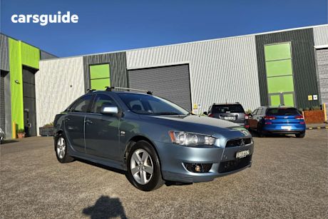 Blue 2008 Mitsubishi Lancer Sedan Vr