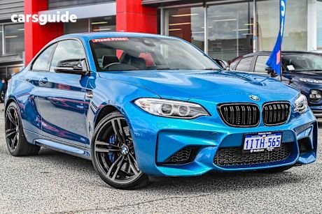 Blue 2017 BMW M2 Coupe