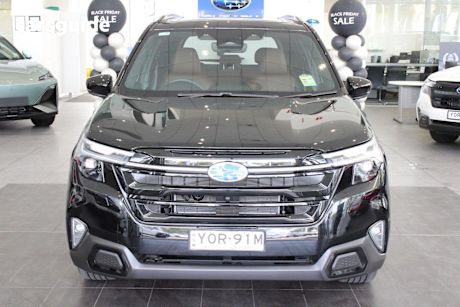 Black 2025 Subaru Forester Wagon Hybrid Touring (Awd)