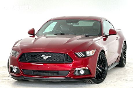 Red 2017 Ford Mustang Coupe Fastback Gt 5.0 V8