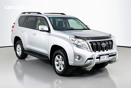 Silver 2015 Toyota Landcruiser Prado Wagon Gxl (4X4)